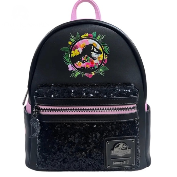 NWT Jurassic Park Sequin Mini Backpack SOLD OUT - Picture 1 of 4